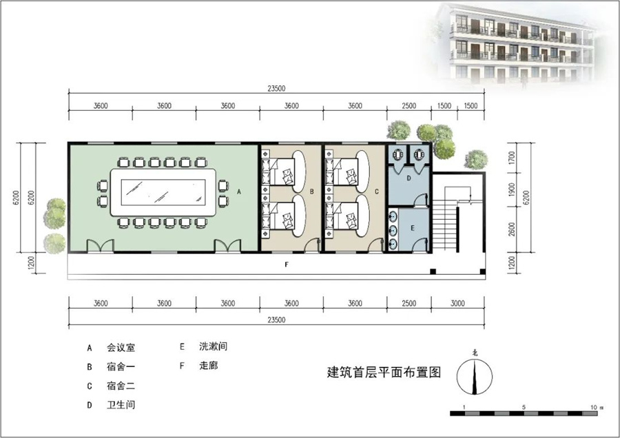 三層437平簡歐式輕鋼別墅房屋辦公樓宿舍