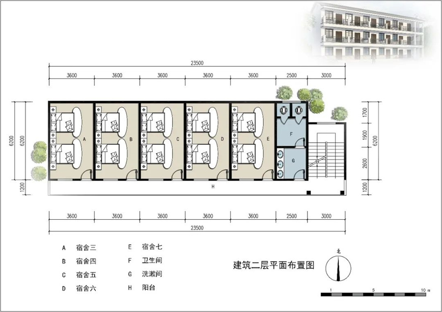 三層437平簡歐式輕鋼別墅房屋辦公樓宿舍